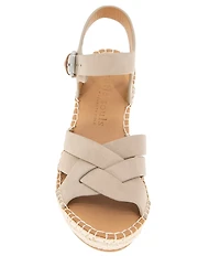 Gentle Souls Caspian Nubuck Suede Espadrille Sandals