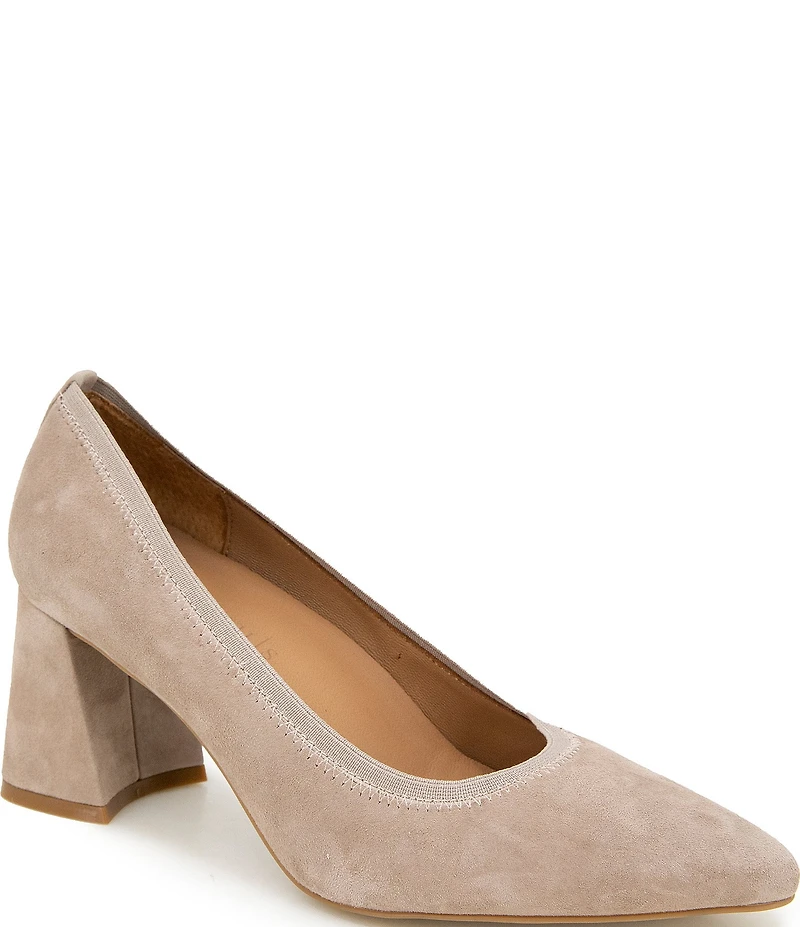 Gentle Souls Dionne Leather Block Heel Pumps