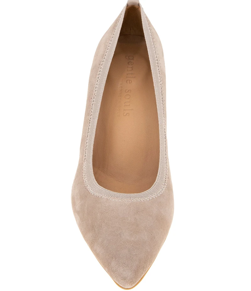 Gentle Souls Dionne Leather Block Heel Pumps