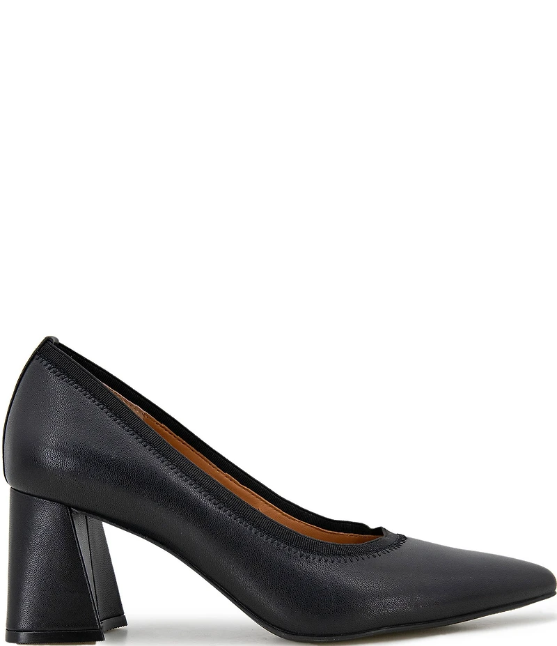 Gentle Souls Dionne Leather Block Heel Pumps