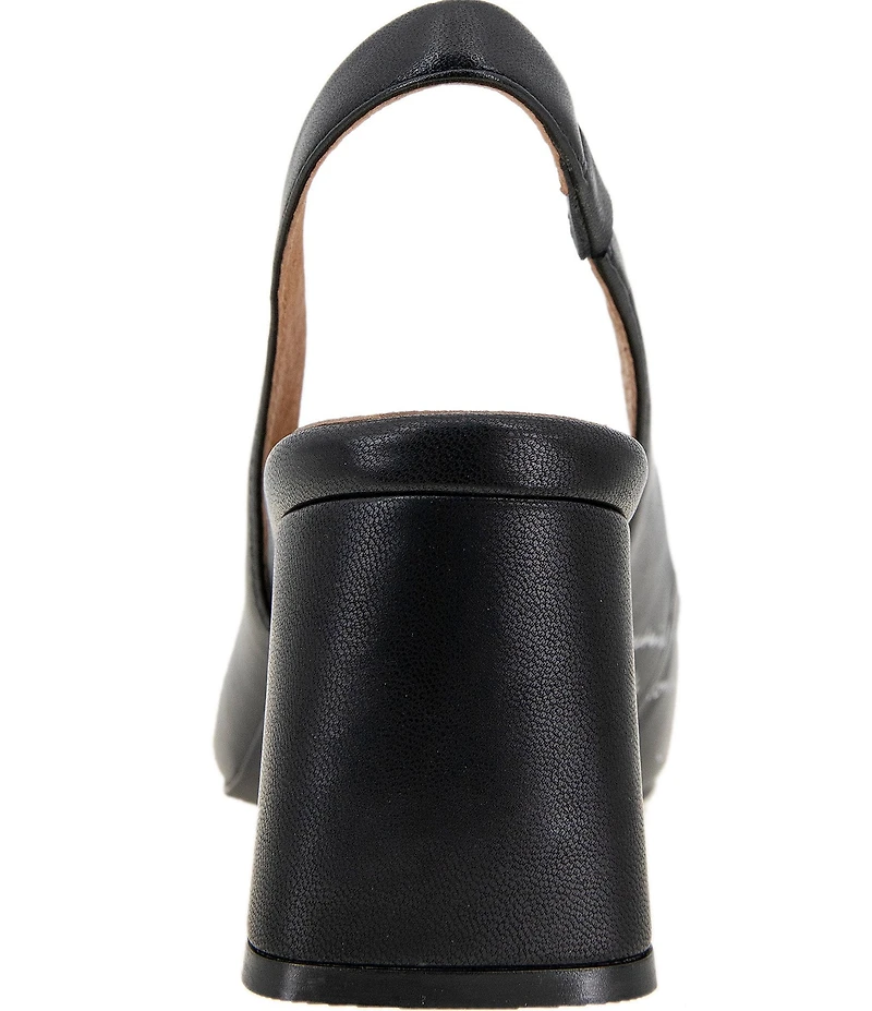 Gentle Souls Dionne Leather Block Heel Pumps