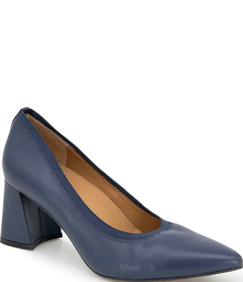 Gentle Souls Dionne Suede Block Heel Pumps