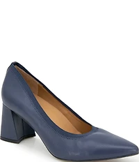 Gentle Souls Dionne Suede Block Heel Pumps
