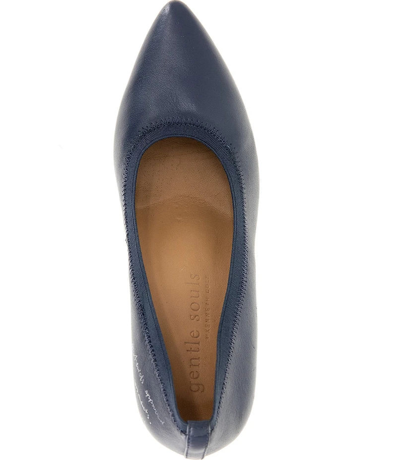 Gentle Souls Dionne Suede Block Heel Pumps