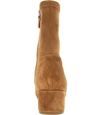 Gentle Souls Ella Stretch Suede Block Heel Booties