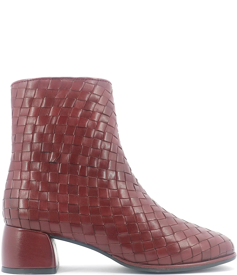 Gentle Souls Elodie Woven Leather Booties