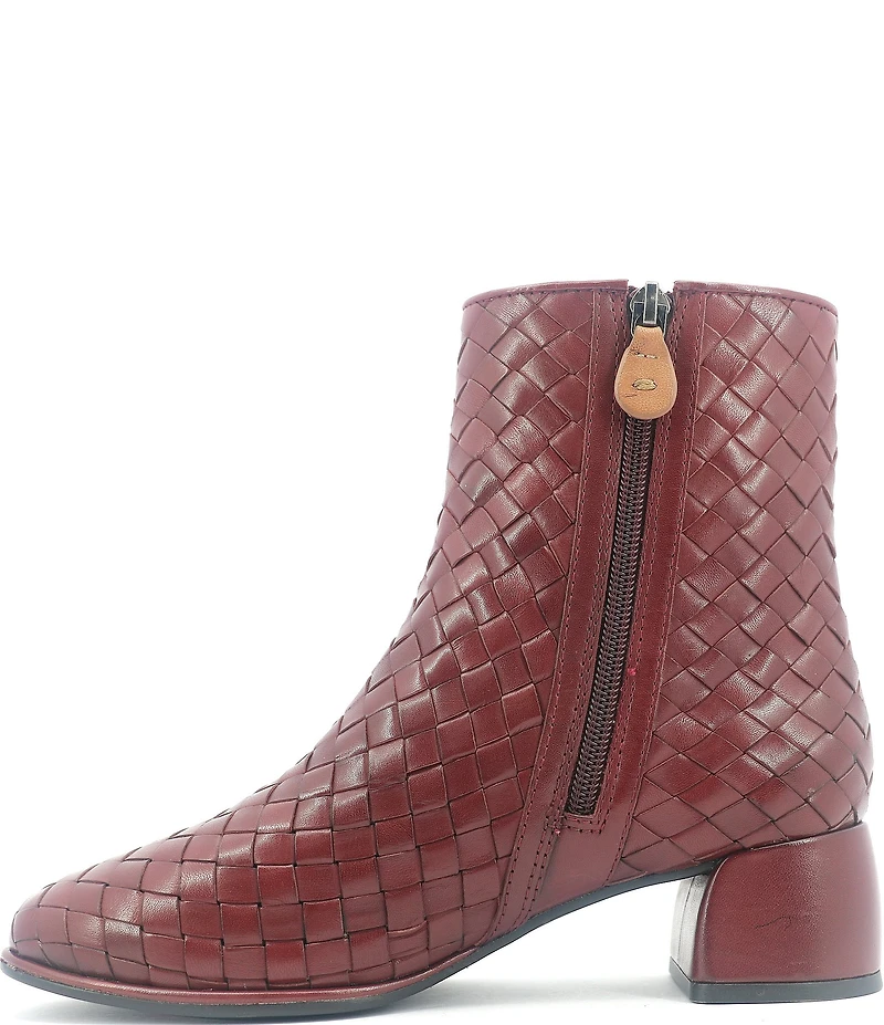 Gentle Souls Elodie Woven Leather Booties