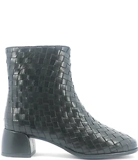 Gentle Souls Elodie Woven Leather Booties