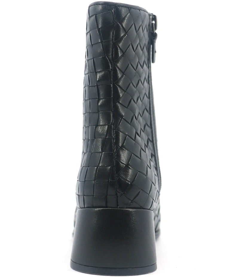 Gentle Souls Elodie Woven Leather Booties