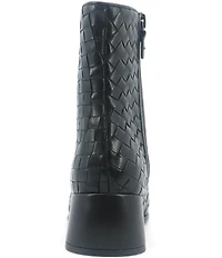 Gentle Souls Elodie Woven Leather Booties