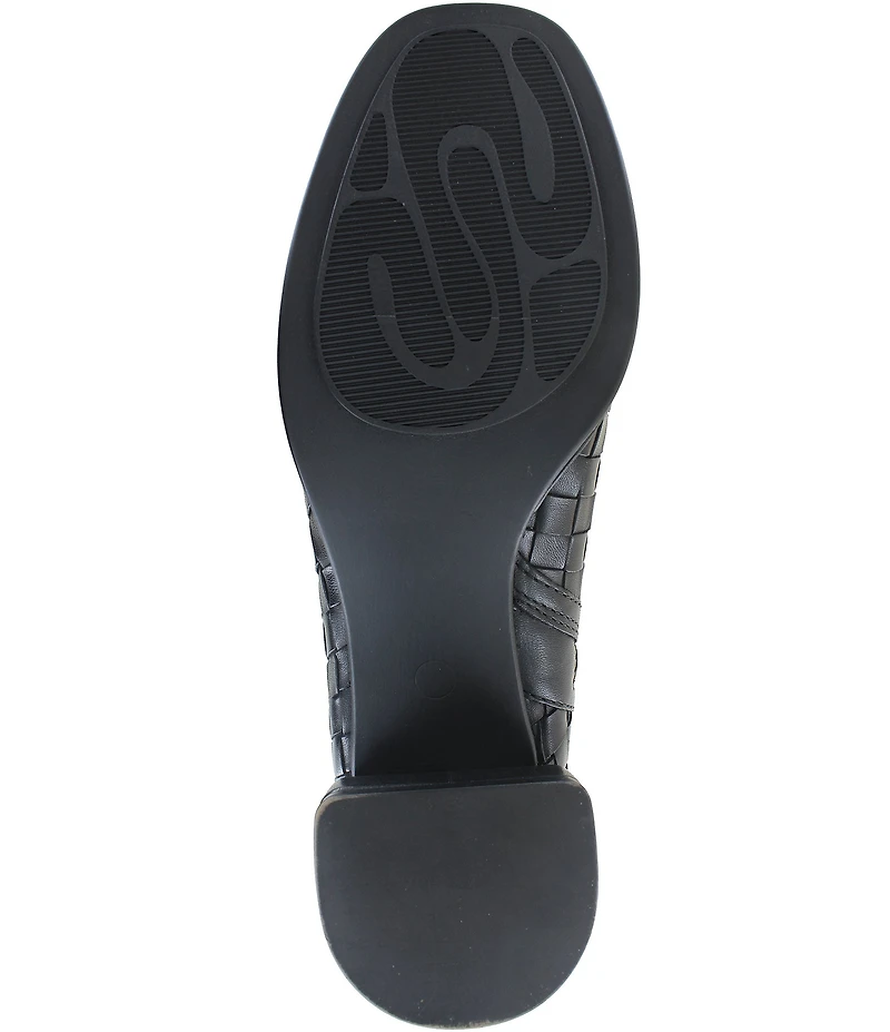 Gentle Souls Elodie Woven Leather Booties