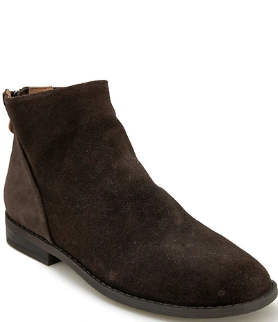 Gentle Souls Emma Suede Zip Booties
