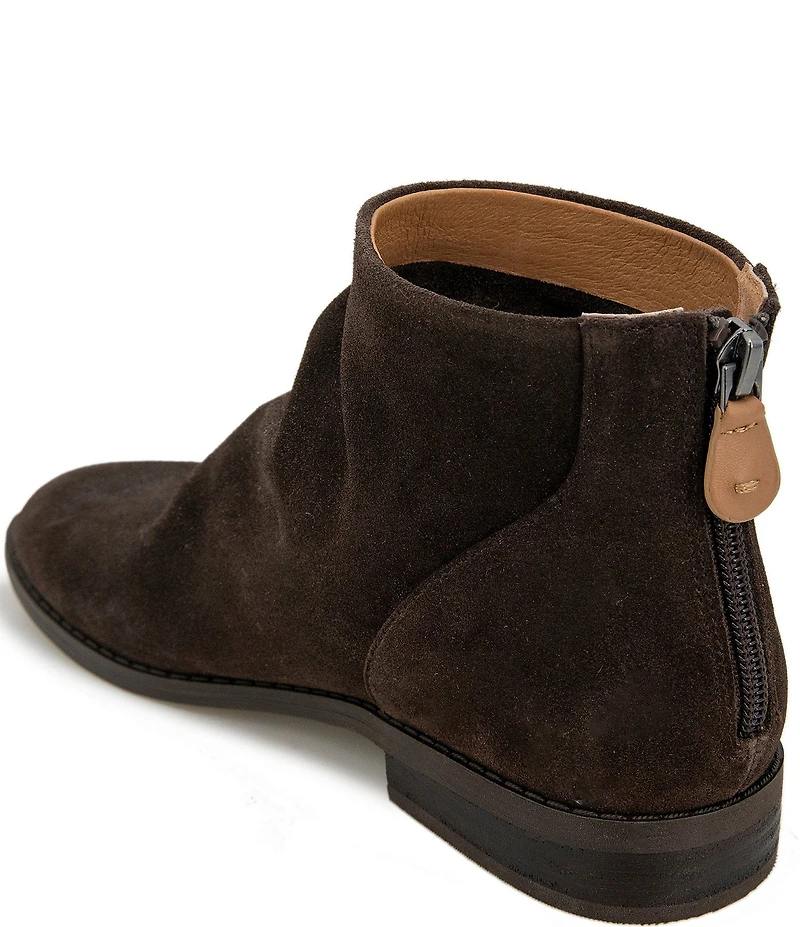 Gentle Souls Emma Suede Zip Booties