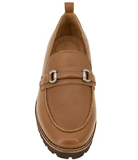Gentle Souls Eugene Lug Bit Leather Loafers
