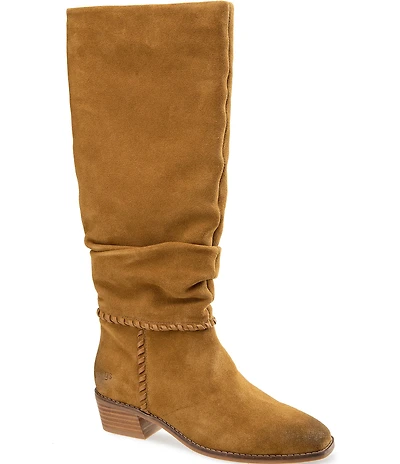 Gentle Souls Fabri Suede Slouch Shaft Tall Boots