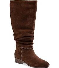 Gentle Souls Fabri Suede Slouch Shaft Tall Boots