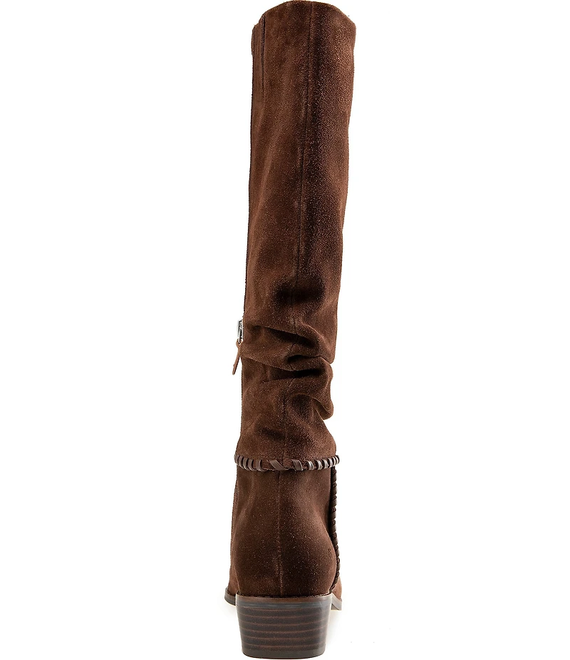 Gentle Souls Fabri Suede Slouch Shaft Tall Boots