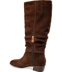 Gentle Souls Fabri Suede Slouch Shaft Tall Boots