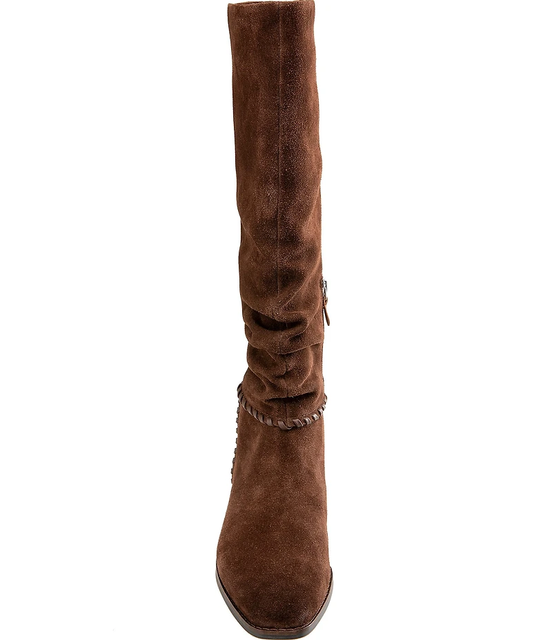 Gentle Souls Fabri Suede Slouch Shaft Tall Boots