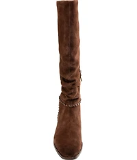 Gentle Souls Fabri Suede Slouch Shaft Tall Boots