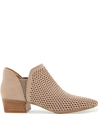 Gentle Souls Fran Perforated Nubuck Suede Shooties