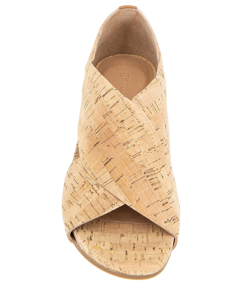 Gentle Souls Gainey Cork Wedge Shooties