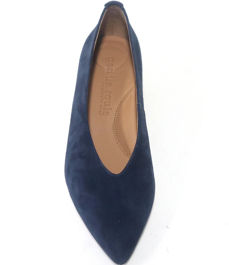 Gentle Souls Galleria Suede High Vamp Pumps