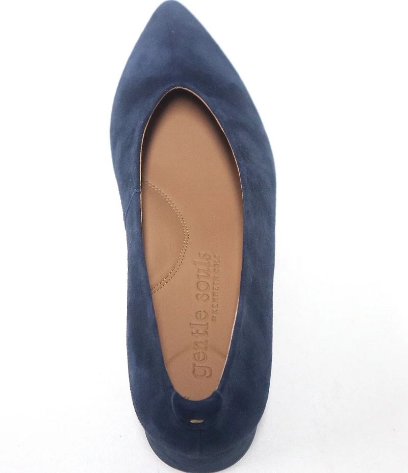 Gentle Souls Galleria Suede High Vamp Pumps