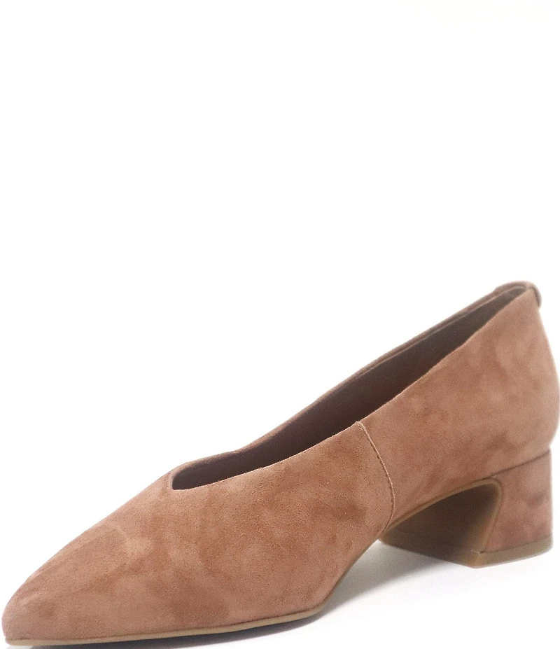 Gentle Souls Galleria Suede High Vamp Pumps