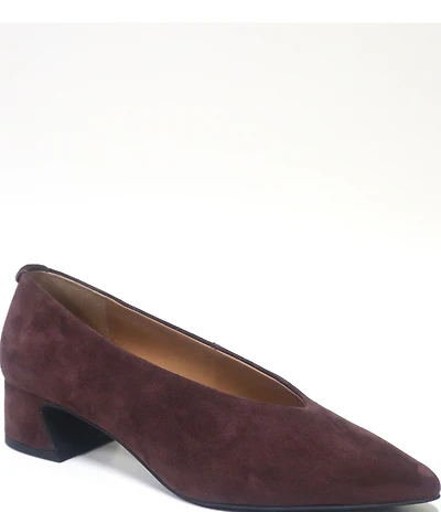 Gentle Souls Galleria Suede High Vamp Pumps