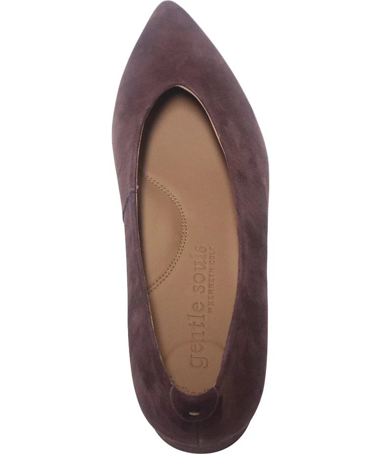 Gentle Souls Galleria Suede High Vamp Pumps