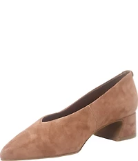 Gentle Souls Galleria Suede High Vamp Pumps