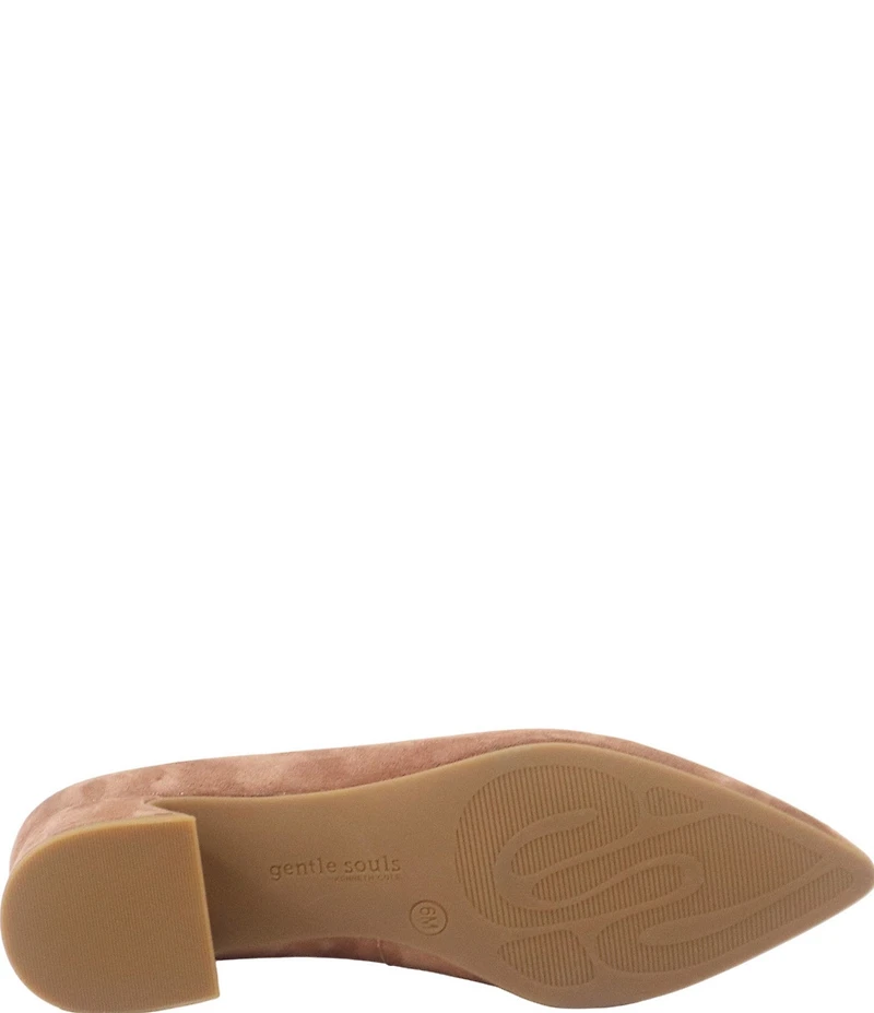 Gentle Souls Galleria Suede High Vamp Pumps