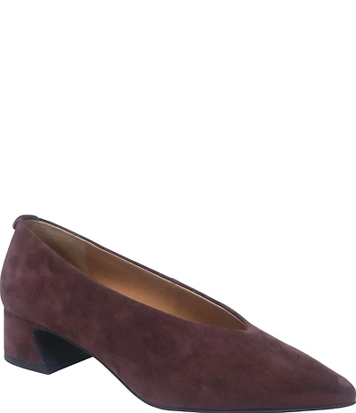 Gentle Souls Galleria Suede High Vamp Pumps