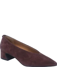 Gentle Souls Galleria Suede High Vamp Pumps