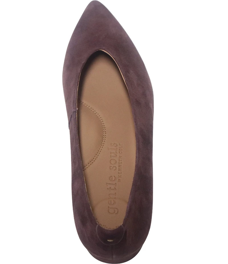 Gentle Souls Galleria Suede High Vamp Pumps