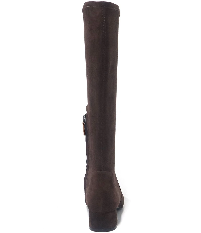 Gentle Souls Gallway Stretch Suede Pointed Toe Tall Boots