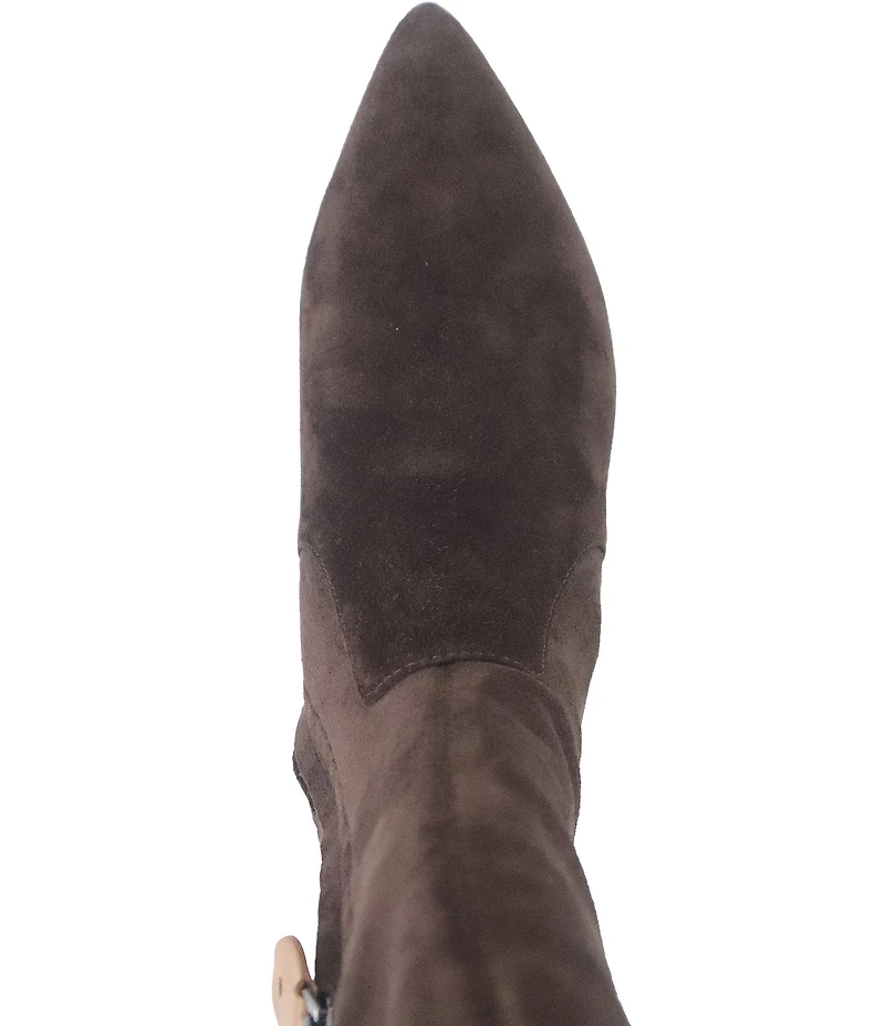 Gentle Souls Gallway Stretch Suede Pointed Toe Tall Boots