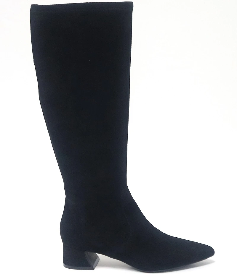 Gentle Souls Gallway Stretch Suede Pointed Toe Tall Boots