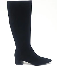 Gentle Souls Gallway Stretch Suede Pointed Toe Tall Boots