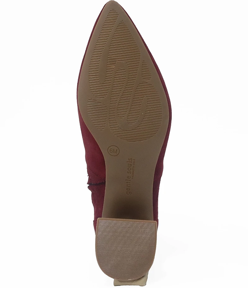 Gentle Souls Gallway Suede Pointed Toe Booties