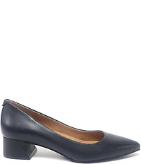 Gentle Souls Gardena Leather Block Heel Pumps