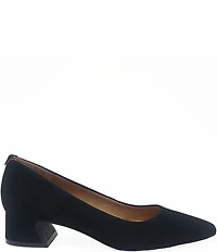 Gentle Souls Gardena Suede Block Heel Pumps