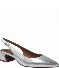 Gentle Souls Georgia Leather Slingback Pumps