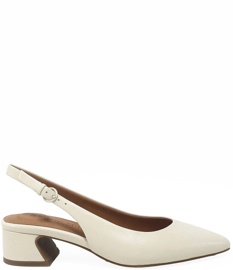 Gentle Souls Georgia Leather Slingback Pumps