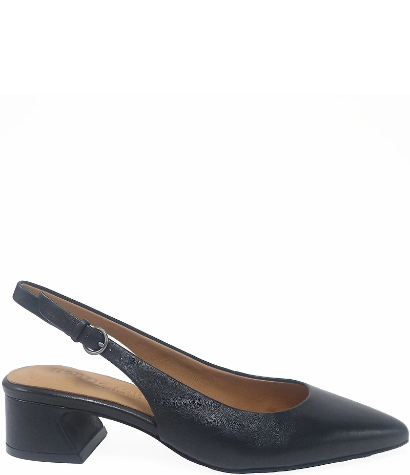 Gentle Souls Georgia Leather Slingback Pumps