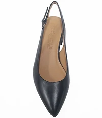 Gentle Souls Georgia Leather Slingback Pumps