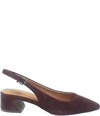 Gentle Souls Georgia Suede Slingback Pumps