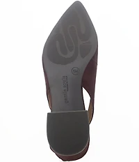 Gentle Souls Georgia Suede Slingback Pumps
