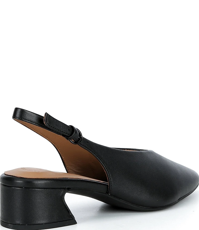 Gentle Souls Ginette Leather High Vamp Slingback Pump